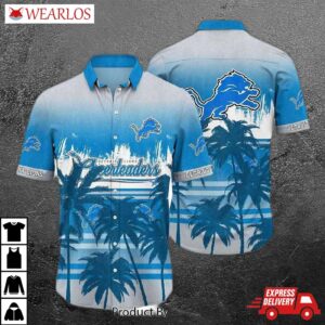 Detroit Lions Beach Breeze Hawaiian Shirt
