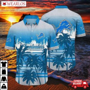 Detroit Lions Beachside Vibes Hawaiian Shirt