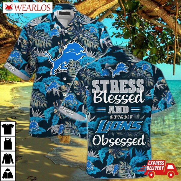 Detroit Lions Blessed Obsession Hawaiian Shirt