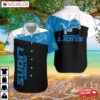 Detroit Lions Bold Stripes Hawaiian Shirt