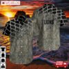 Detroit Lions Camo Mesh Hawaiian Shirt