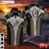 Detroit Lions Camouflage Commander Hawaiian Shirt