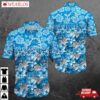 Detroit Lions Floral Blitz Hawaiian Shirt