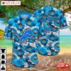 Detroit Lions Floral Power Hawaiian Shirt