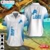Detroit Lions Gradient Performance Hawaiian Shirt