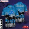 Detroit Lions Palm Horizon Hawaiian Shirt