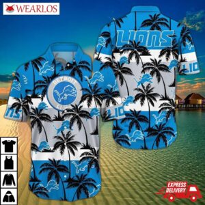 Detroit Lions Palm Island Pride Hawaiian Shirt