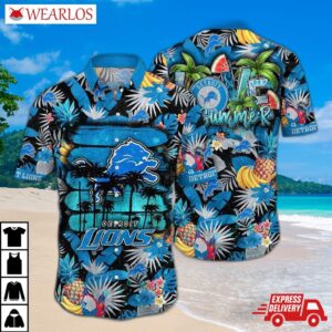 Detroit Lions Summer Vibes Hawaiian Shirt
