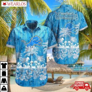 Detroit Lions Tropical Breeze Hawaiian Shirt