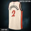 Detroit Pistons Nike City Edition Swingman Jersey - Creme Cade Cunningham Unisex