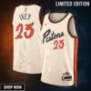 Detroit Pistons Nike City Edition Swingman Jersey - Creme Jaden Ivey Unisex