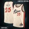 Detroit Pistons Nike City Edition Swingman Jersey - Creme Jaden Ivey Unisex