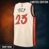 Detroit Pistons Nike City Edition Swingman Jersey - Creme Jaden Ivey Unisex