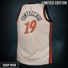 Detroit Pistons Nike City Edition Swingman Jersey - Creme Simone Fontecchio Youth