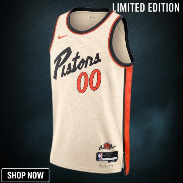 Detroit Pistons Nike City Edition Swingman Jersey - Custom Unisex