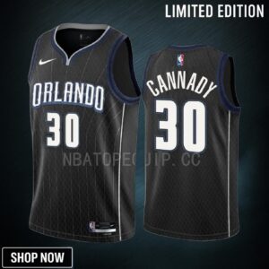 Devin Cannady 30 -23 Orlando Magic Black City Edition Men Jersey Swingman