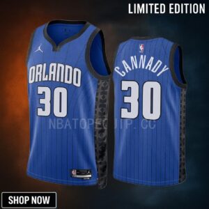 Devin Cannady 30 -23 Orlando Magic Blue Statement Edition Jersey Swingman