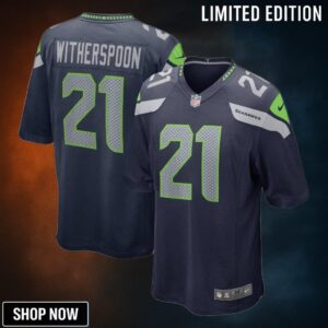 Devon Witherspoon Seattle 11 Seahawks Nfl Draft Game Jersey - College Navy