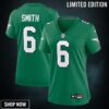 Devonta Smith 6 Philadelphia Eagles Alternate Game Women Jersey - Kelly Green
