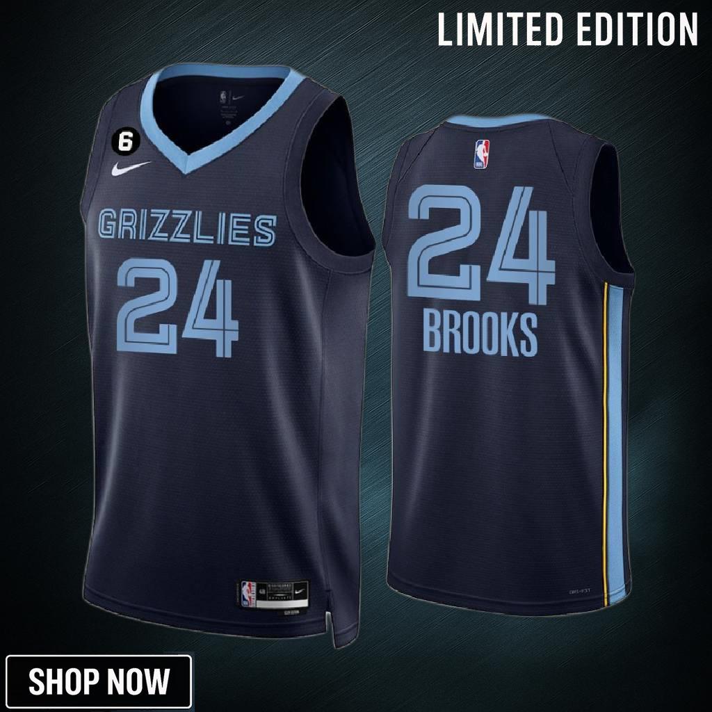 Dillon Brooks 24 Memphis Grizzlies Navy Jersey -23 Icon Edition Swingman
