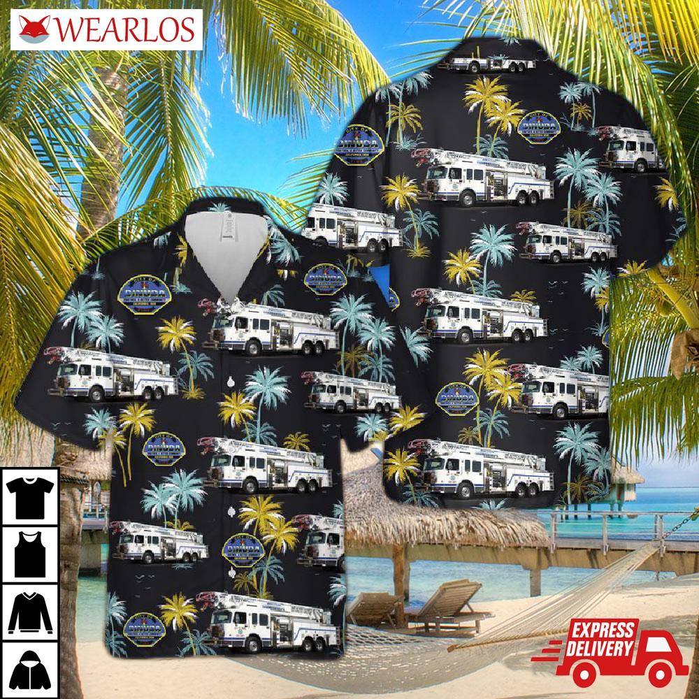 Dinuba Fire Department Hawaiian Shirt