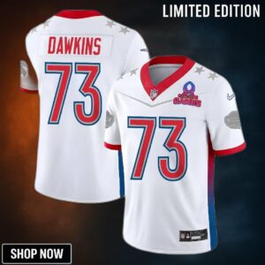 Dion Dawkins 73 Buffalo Bills Pro Bowl 2023 Patch Men Jersey - White