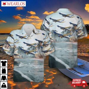 District Of Columbia Air National Guard Boeing C-40 Clipper Hawaiian Shirt