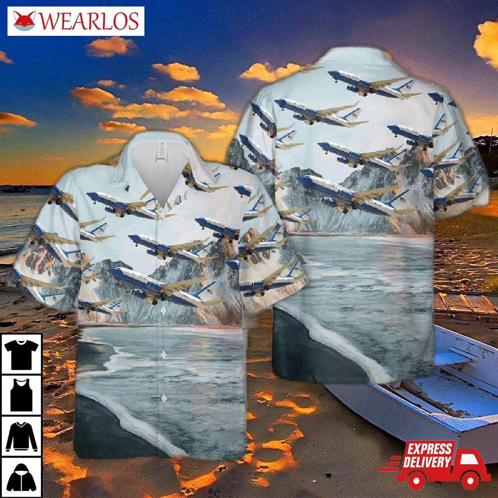 District Of Columbia Air National Guard Boeing C-40 Clipper Hawaiian Shirt