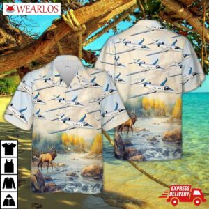 District Of Columbia Air National Guard Gulfstream G100 Hawaiian Shirt