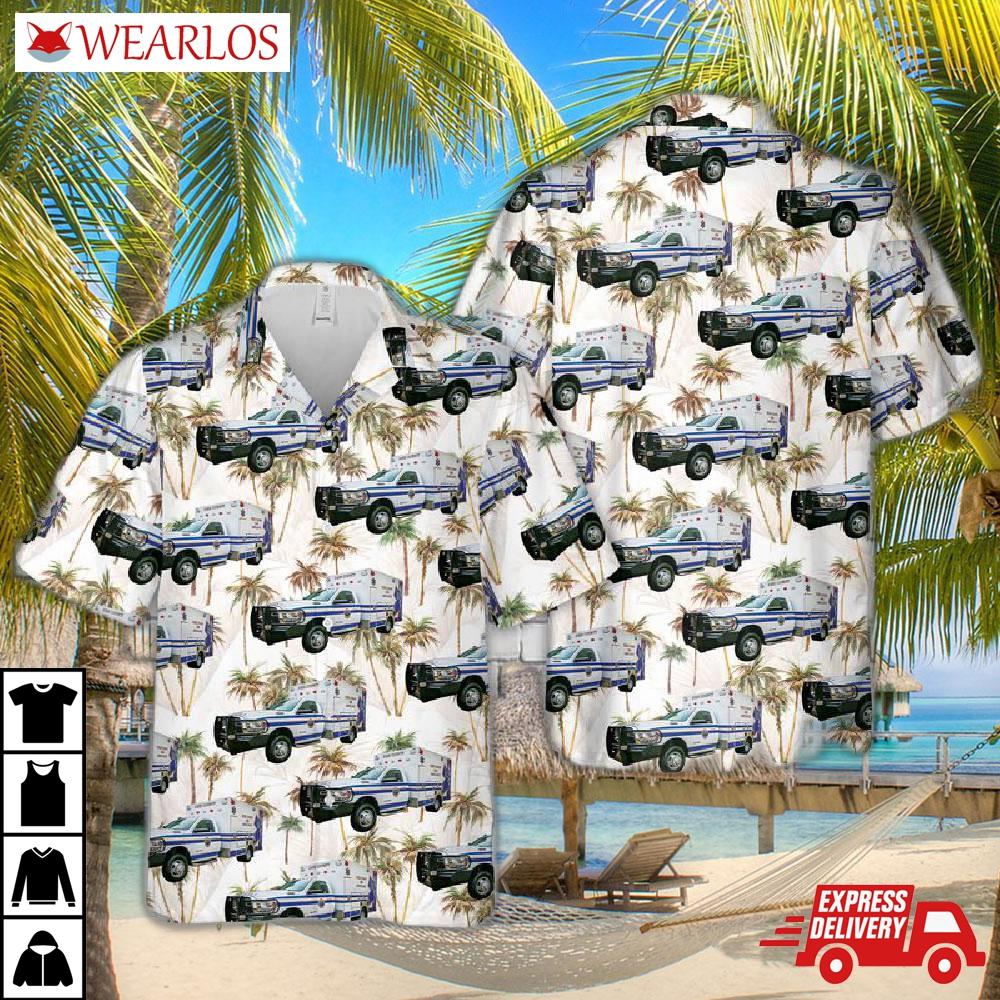 Dixie County Ems Hawaiian Shirt