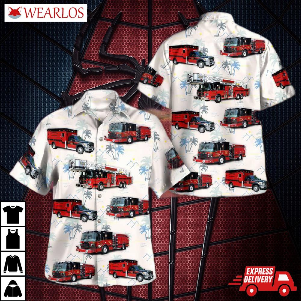 Downers Grove, Dupage County, Illinois, Grove Fire Department Hawaiian Shirt