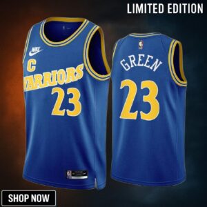 Draymond Green -23 Golden State Warriors Royal 23 Classic Edition Jersey - Men