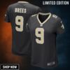Drew Brees New Orleans Saints Nike Womens Game Player Jersey - Black