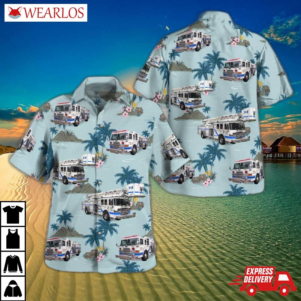 Dundee Volunteer Fire Department Hawaiian Shirt