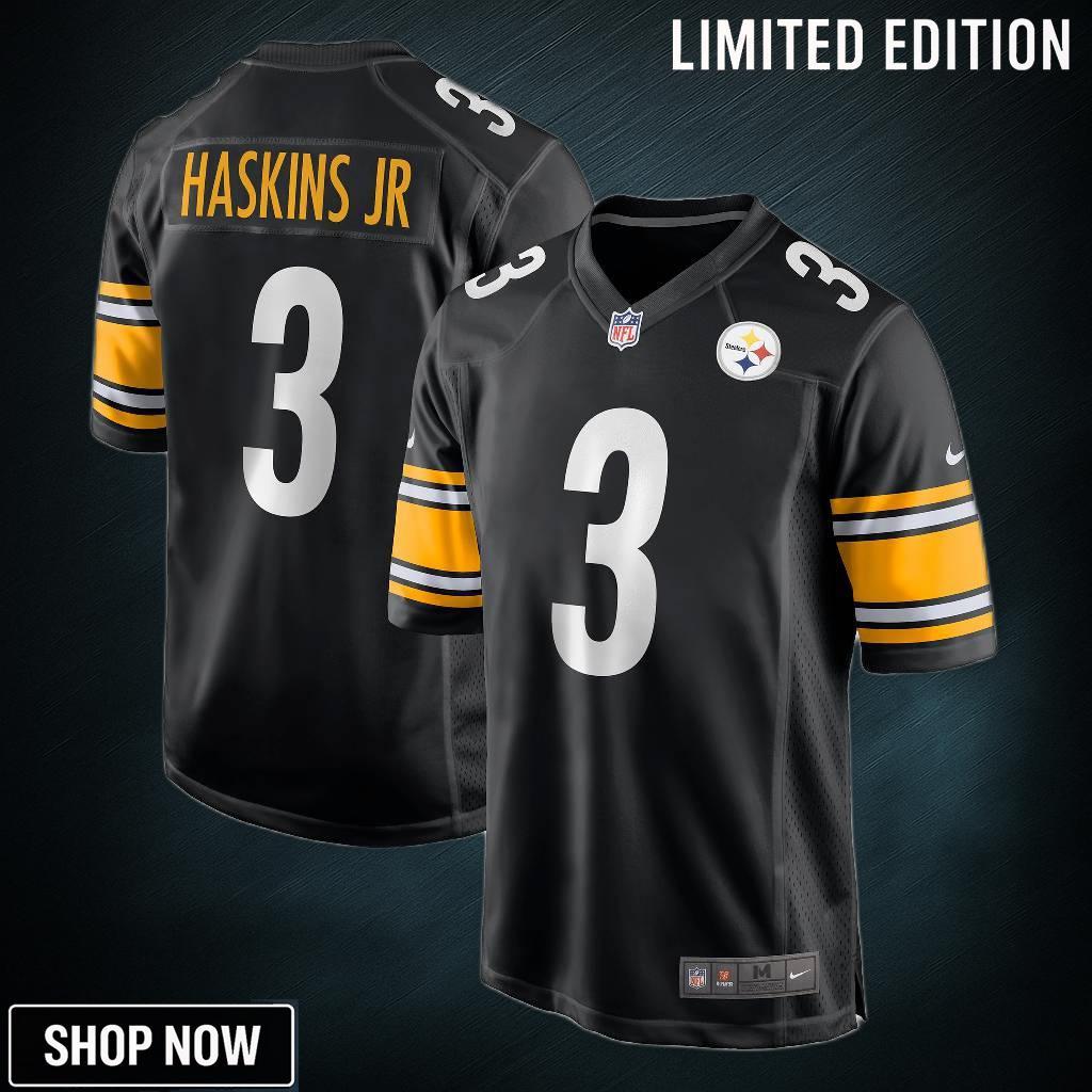 Dwayne Haskins Pittsburgh Steelers Game Jersey - Black Nfl
