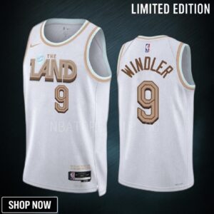 Dylan Windler 9 -23 Cleveland Cavaliers White City Edition Jersey Swingman