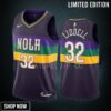 E.j. Liddell 32 New Orleans Pelicans Purple Jersey -23 City Edition Swingman