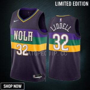 E.j. Liddell 32 New Orleans Pelicans Purple Jersey -23 City Edition Swingman
