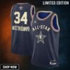 Eastern Conference Jordan Brand All-star Swingman Jersey - Navy Giannis Antetokounmpo Unisex