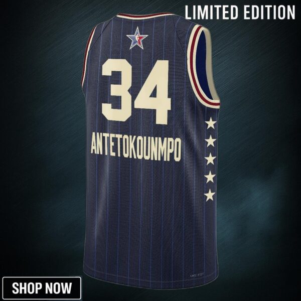 Eastern Conference Jordan Brand All-star Swingman Jersey - Navy Giannis Antetokounmpo Unisex
