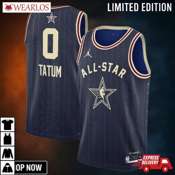 Eastern Conference Jordan Brand All-star Swingman Jersey - Navy Jayson Tatum Unisex