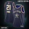 Eastern Conference Jordan Brand All-star Swingman Jersey - Navy Joel Embiid Unisex