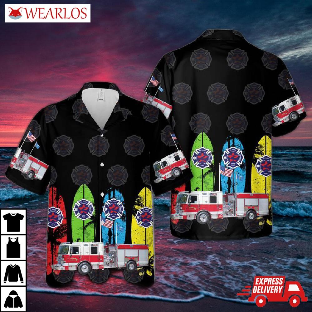 El Paso Fire Department Hawaiian Shirt