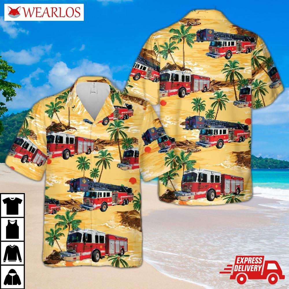 Eldridge Volunteer Fire Department, Iowa Hawaiian Shirt