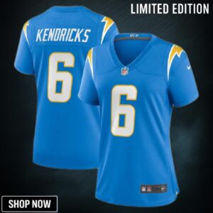 Eric Kendricks 6 Los Angeles Chargers Women Game Jersey - Powder Blue
