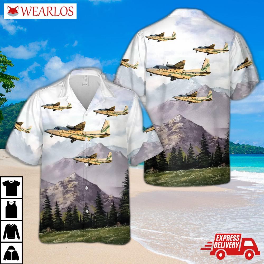 Evergreen International Airlines Casa C-212-300 Aviocar Hawaiian Shirt