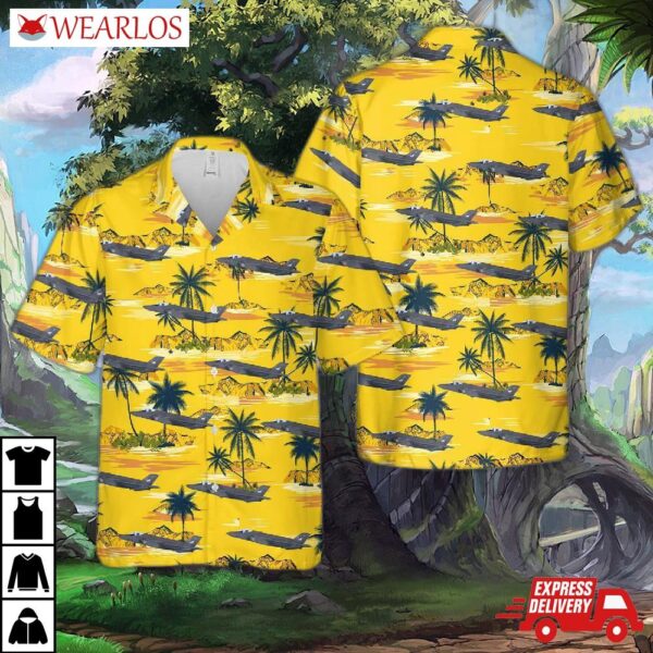 Finnish Air Force F-35 Lightning Ii Hawaiian Shirt