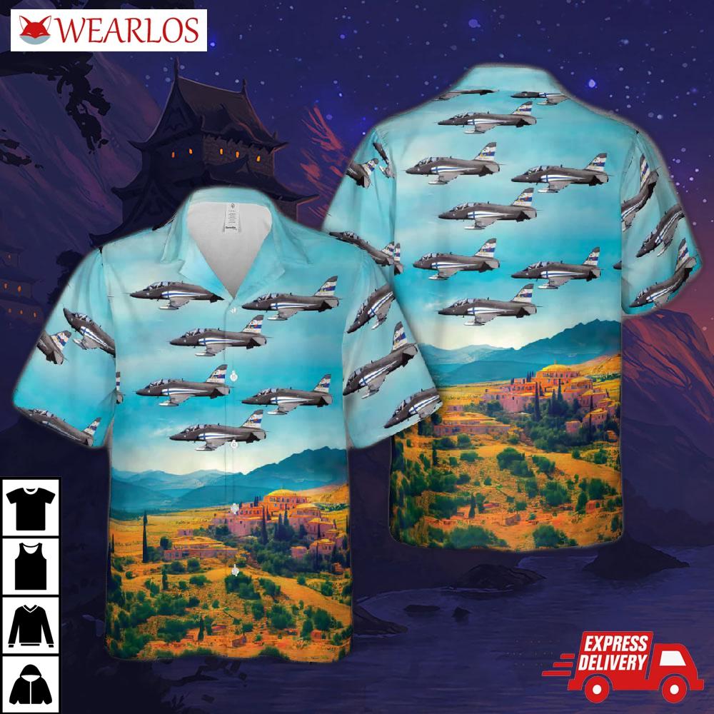 Finnish Air Force Hawk T1 40th Anniversary Scheme Hawaiian Shirt