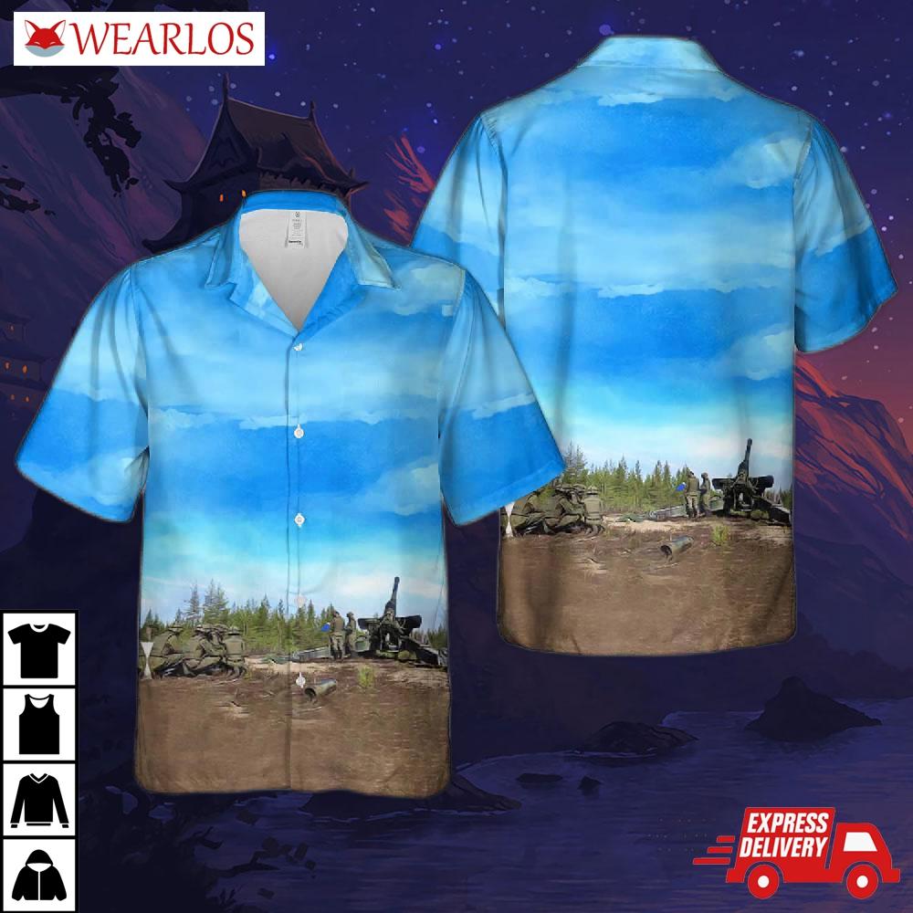Finnish Army 152 K 89 Hawaiian Shirt