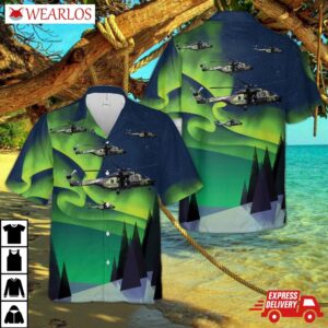 Finnish Army Nh90 Hawaiian Shirt